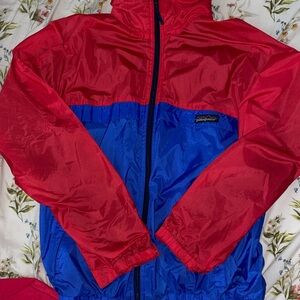 XS Women’sPatagonia Vibrant Red and Blue Jacket
